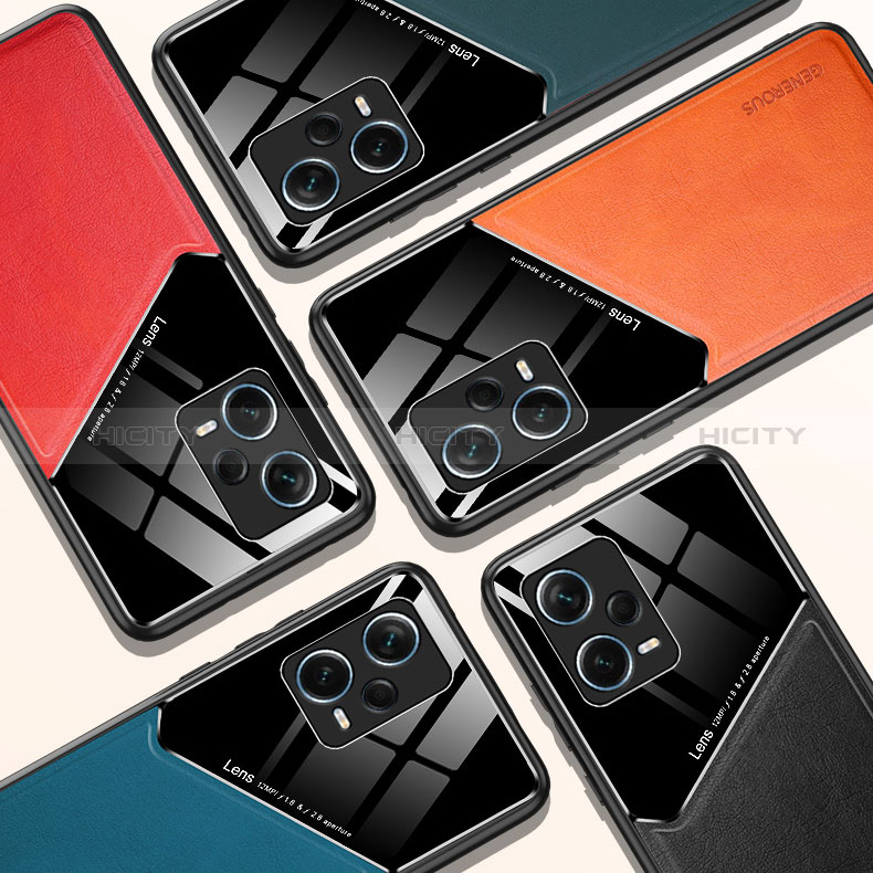 Funda Silicona Goma de Cuero Carcasa con Magnetico para Xiaomi Redmi Note 12 Explorer