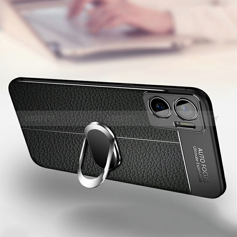 Funda Silicona Goma de Cuero Carcasa con Magnetico S01 para Xiaomi Redmi 10 5G