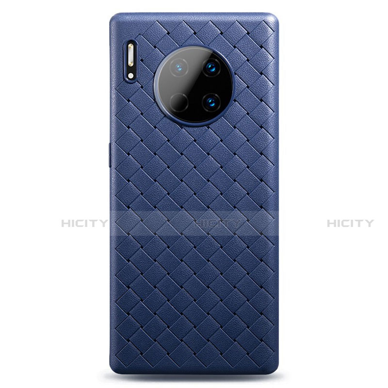 Funda Silicona Goma de Cuero Carcasa D01 para Huawei Mate 30 Azul