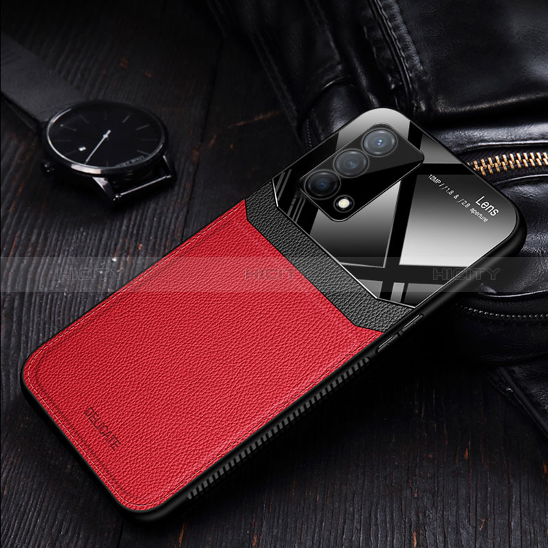 Funda Silicona Goma de Cuero Carcasa FL1 para Oppo K9 5G