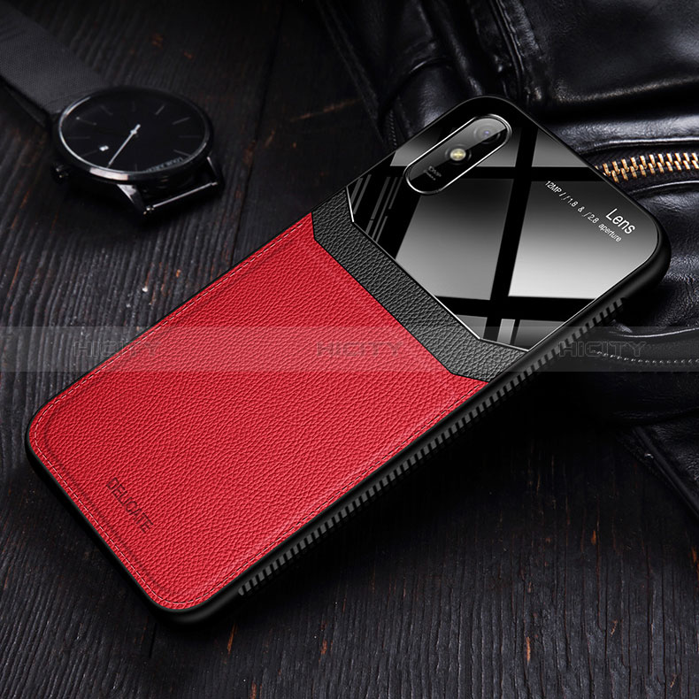 Funda Silicona Goma de Cuero Carcasa FL1 para Xiaomi Redmi 9A