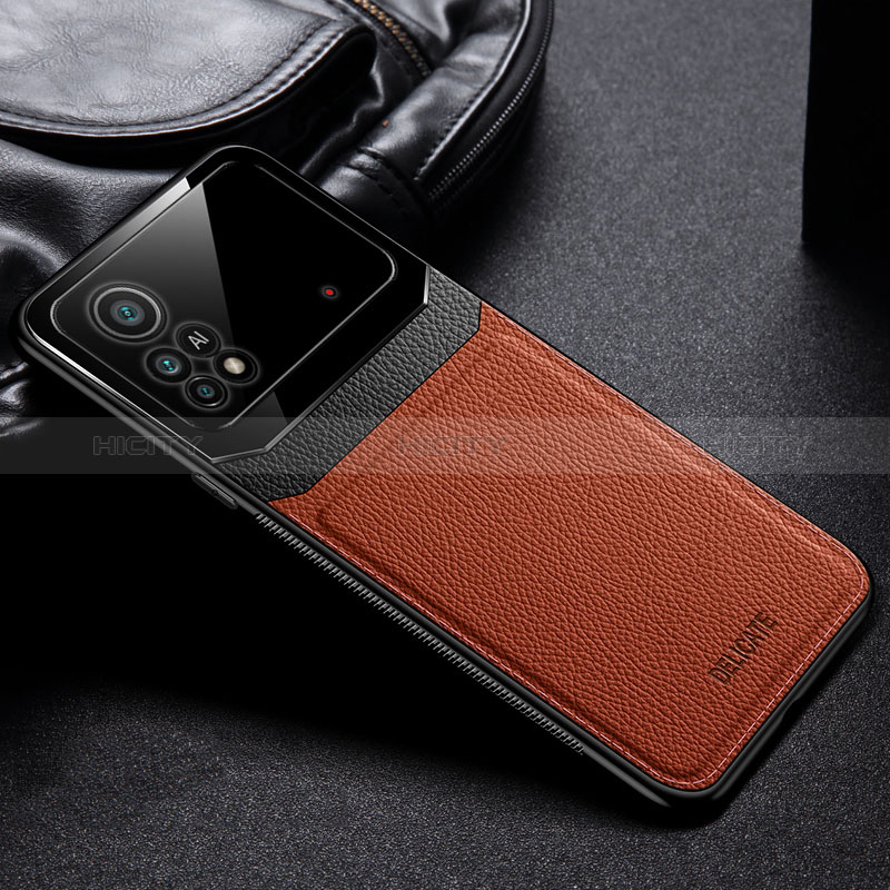 Funda Silicona Goma de Cuero Carcasa FL1 para Xiaomi Redmi Note 11E Pro 5G