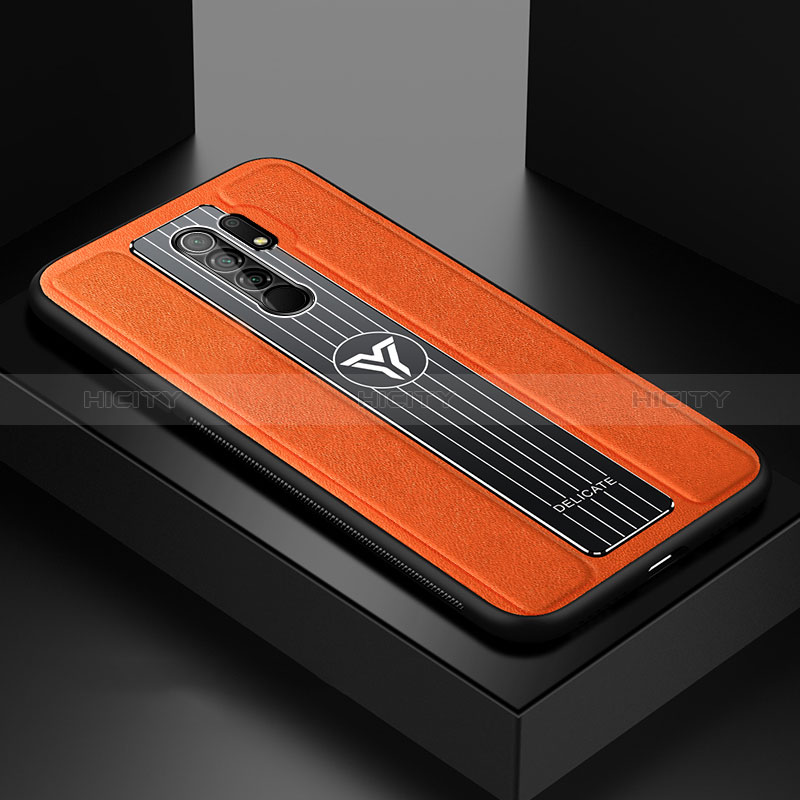 Funda Silicona Goma de Cuero Carcasa FL2 para Xiaomi Redmi 9