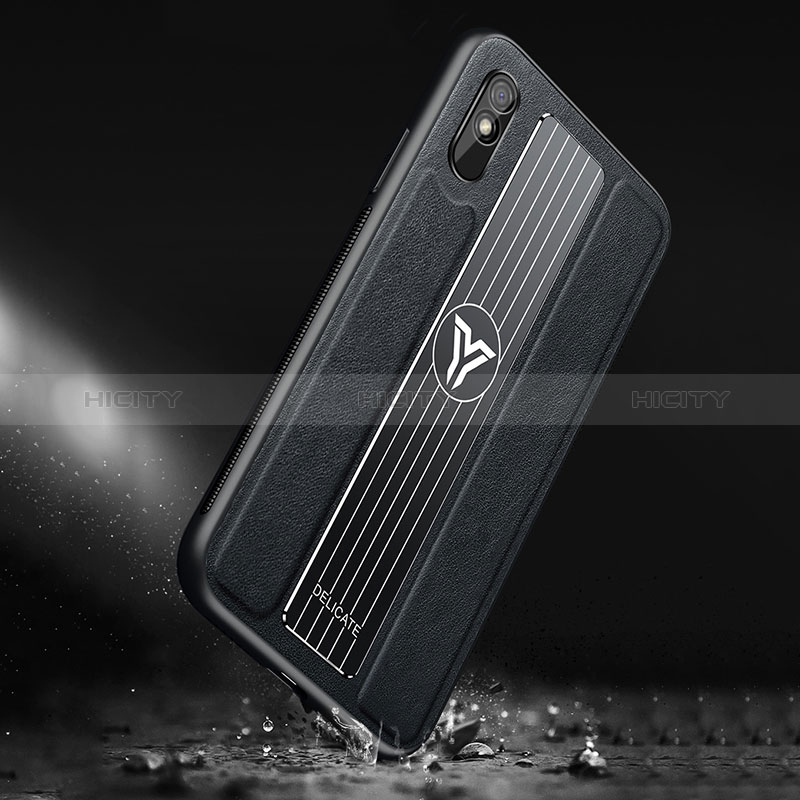 Funda Silicona Goma de Cuero Carcasa FL2 para Xiaomi Redmi 9i