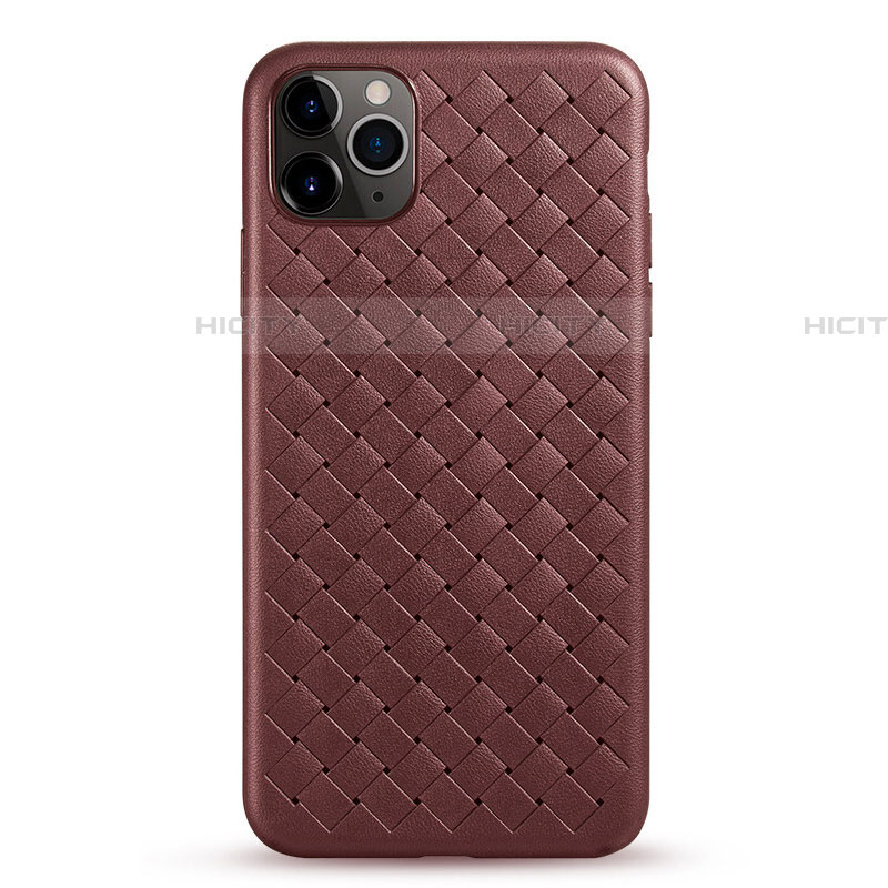 Funda Silicona Goma de Cuero Carcasa G01 para Apple iPhone 11 Pro Max