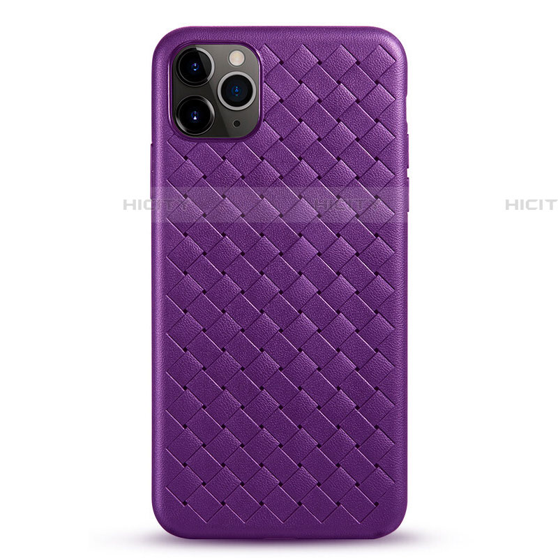 Funda Silicona Goma de Cuero Carcasa G01 para Apple iPhone 11 Pro Max