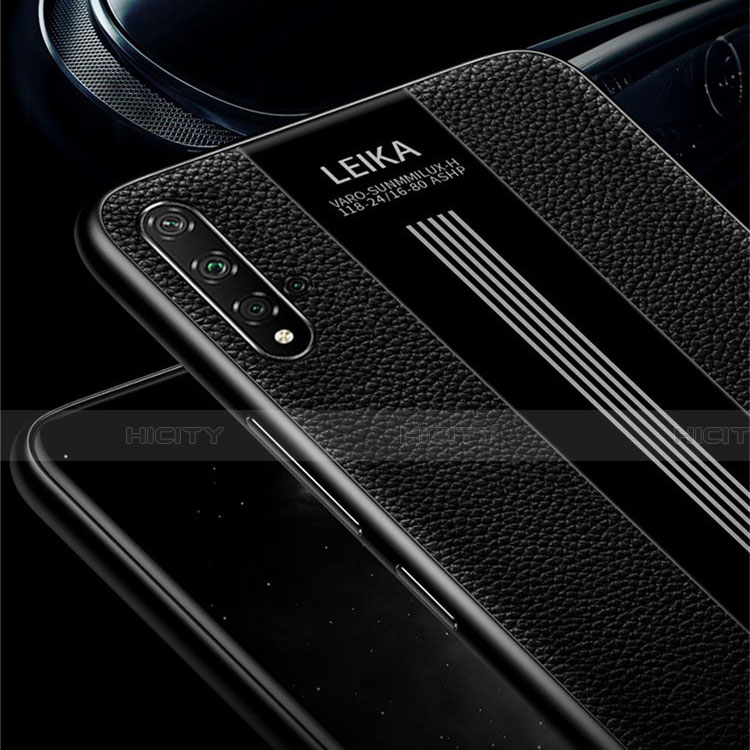 Funda Silicona Goma de Cuero Carcasa H01 para Huawei Honor 20