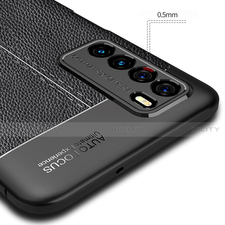 Funda Silicona Goma de Cuero Carcasa H01 para Huawei Honor Play4 5G