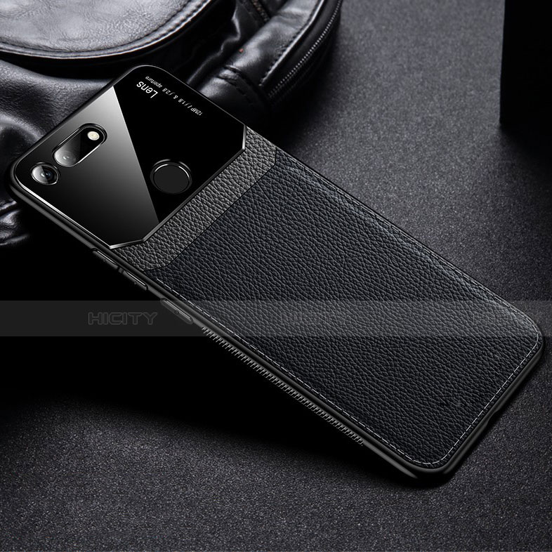 Funda Silicona Goma de Cuero Carcasa H01 para Huawei Honor V20