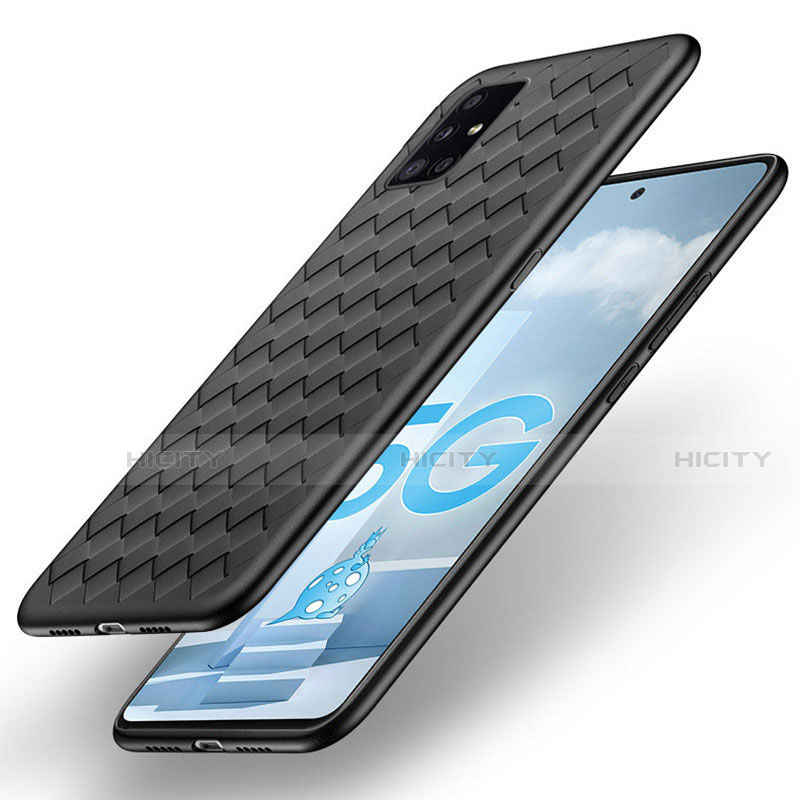 Funda Silicona Goma de Cuero Carcasa H01 para Samsung Galaxy A51 5G