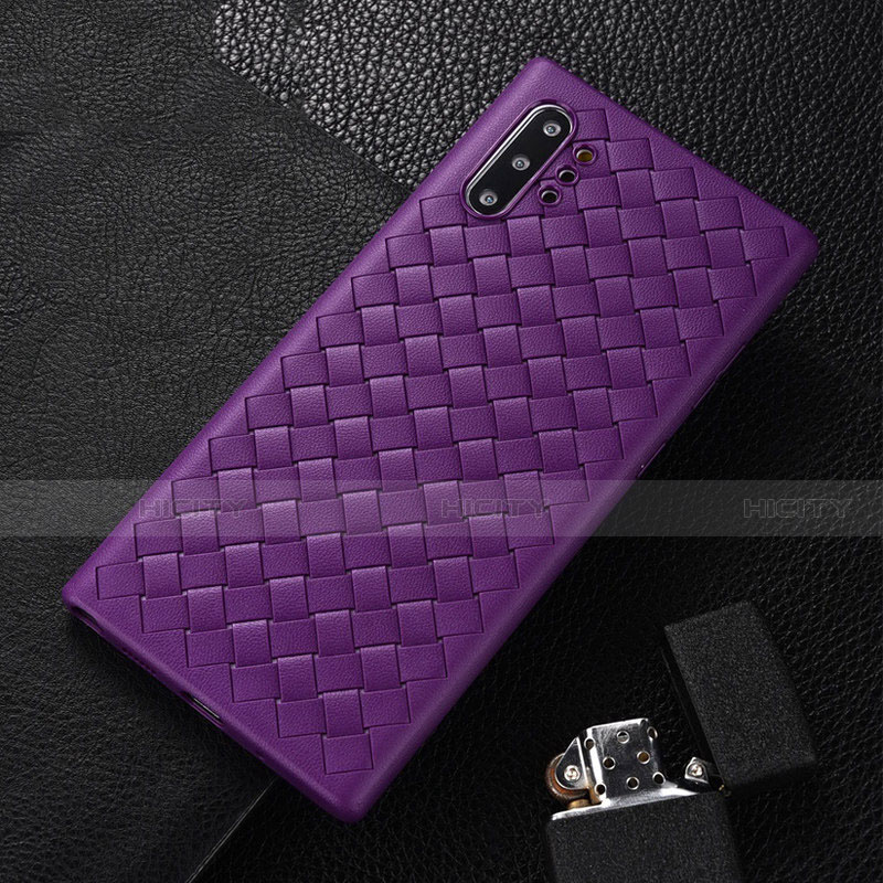 Funda Silicona Goma de Cuero Carcasa H01 para Samsung Galaxy Note 10 Plus