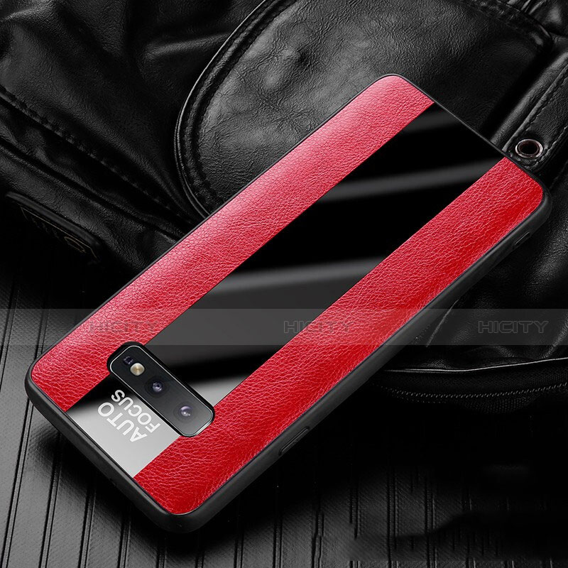 Funda Silicona Goma de Cuero Carcasa H01 para Samsung Galaxy S10e