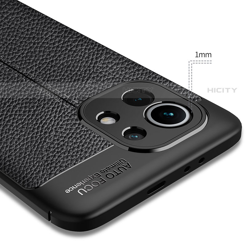 Funda Silicona Goma de Cuero Carcasa H01 para Xiaomi Mi 11 5G