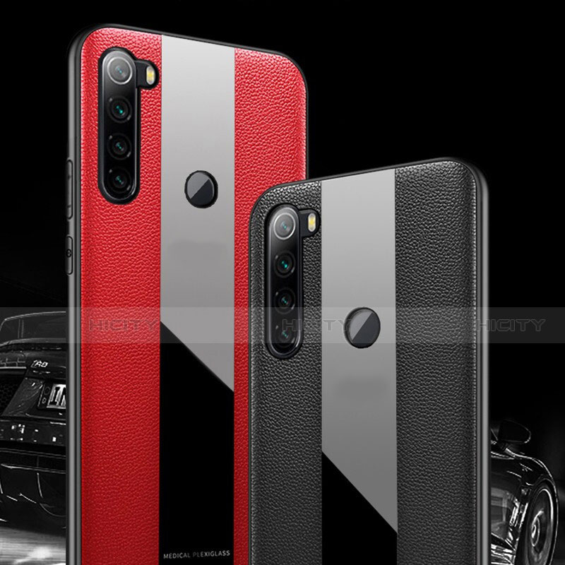 Funda Silicona Goma de Cuero Carcasa H01 para Xiaomi Redmi Note 8 (2021)