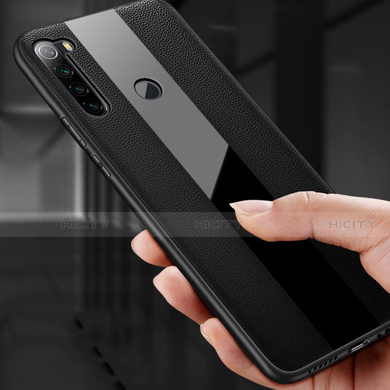 Funda Silicona Goma de Cuero Carcasa H01 para Xiaomi Redmi Note 8 (2021)
