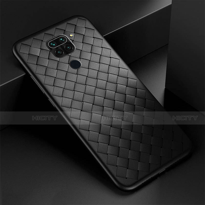 Funda Silicona Goma de Cuero Carcasa H01 para Xiaomi Redmi Note 9