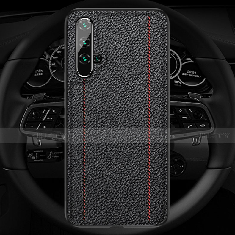 Funda Silicona Goma de Cuero Carcasa H02 para Huawei Honor 20