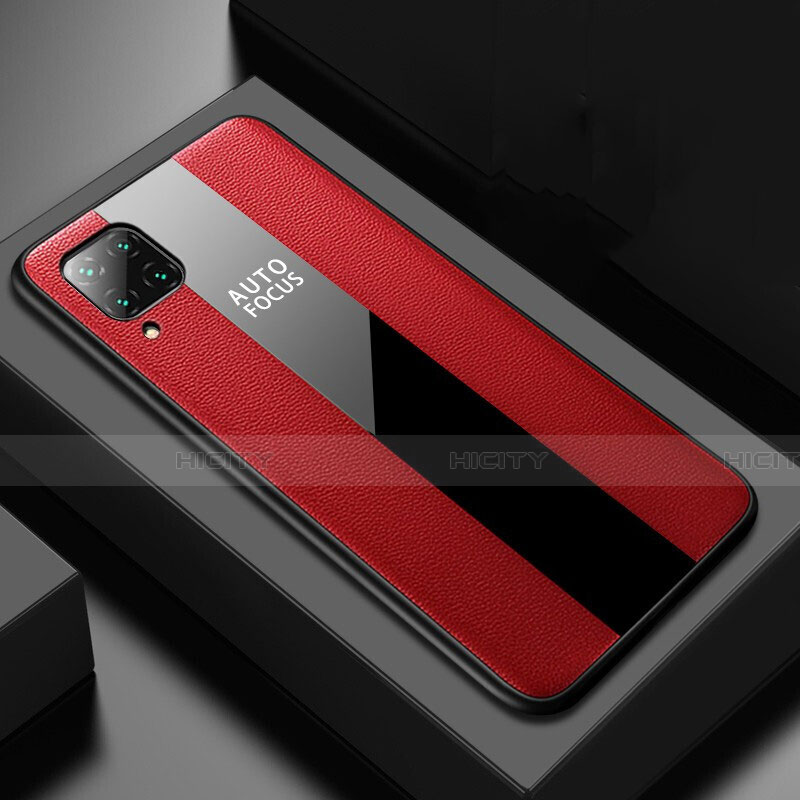 Funda Silicona Goma de Cuero Carcasa H02 para Huawei Nova 6 SE Rojo