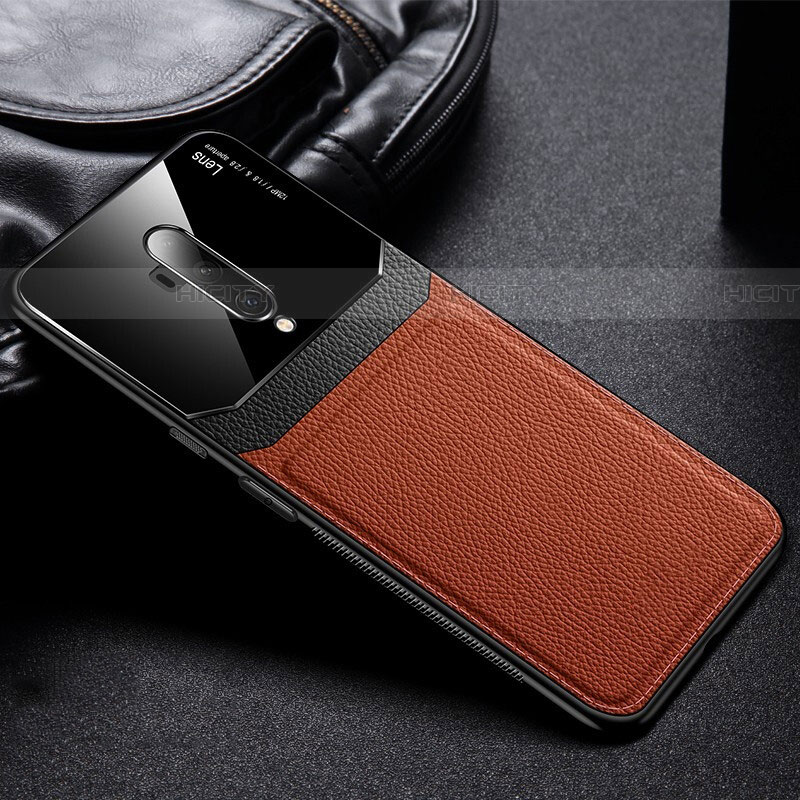 Funda Silicona Goma de Cuero Carcasa H02 para OnePlus 7T Pro