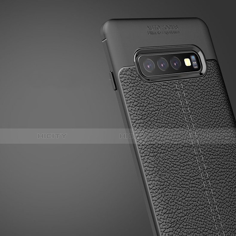 Funda Silicona Goma de Cuero Carcasa H02 para Samsung Galaxy S10 Plus