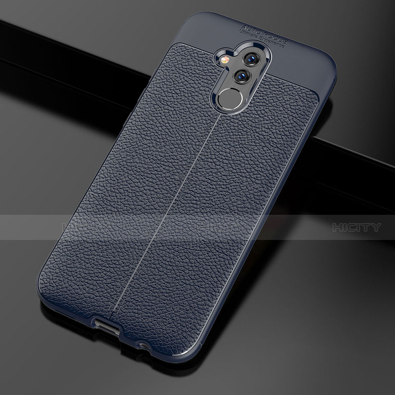 Funda Silicona Goma de Cuero Carcasa H04 para Huawei Mate 20 Lite