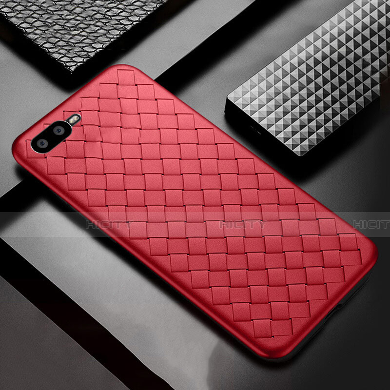 Funda Silicona Goma de Cuero Carcasa H04 para Oppo K1