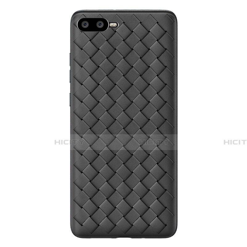 Funda Silicona Goma de Cuero Carcasa H04 para Oppo R15X