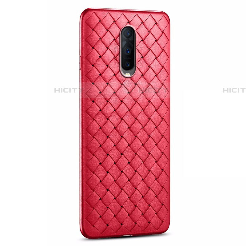 Funda Silicona Goma de Cuero Carcasa H04 para Oppo RX17 Pro