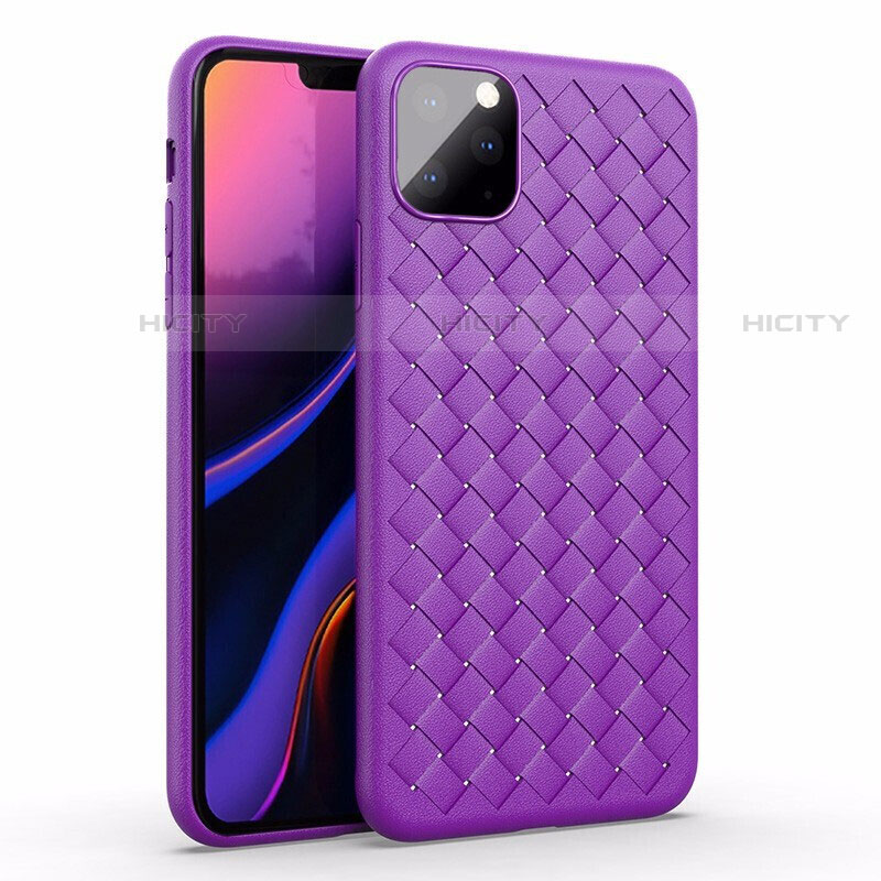 Funda Silicona Goma de Cuero Carcasa para Apple iPhone 11 Pro