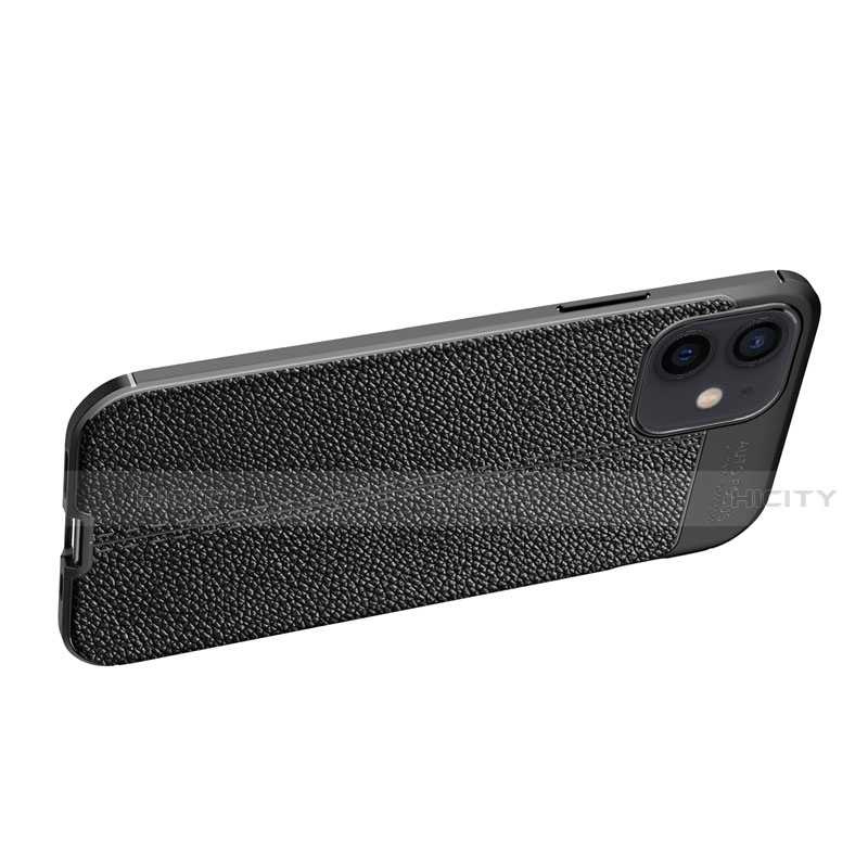 Funda Silicona Goma de Cuero Carcasa para Apple iPhone 12