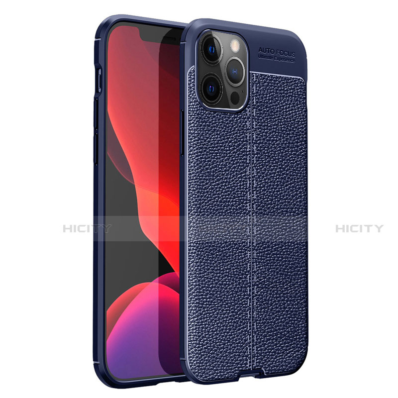 Funda Silicona Goma de Cuero Carcasa para Apple iPhone 12 Pro