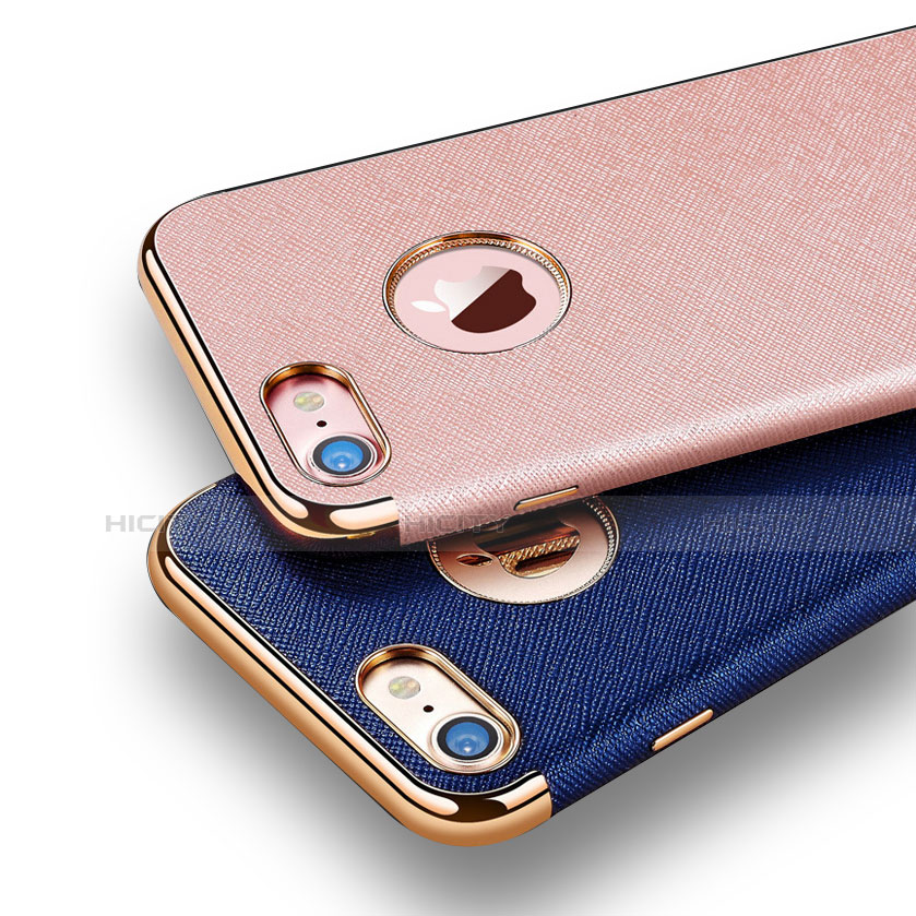 Funda Silicona Goma de Cuero Carcasa para Apple iPhone 8