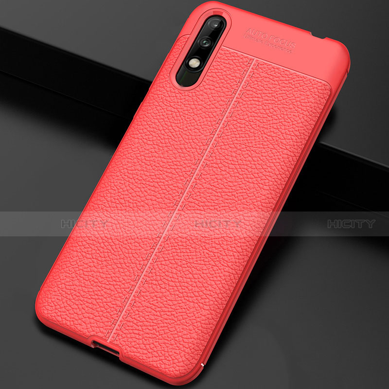 Funda Silicona Goma de Cuero Carcasa para Huawei Enjoy 10