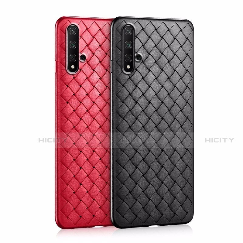 Funda Silicona Goma de Cuero Carcasa para Huawei Honor 20