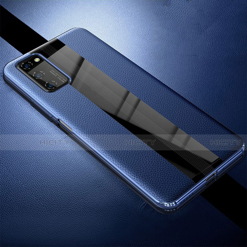Funda Silicona Goma de Cuero Carcasa para Huawei Honor V30 Pro 5G Azul