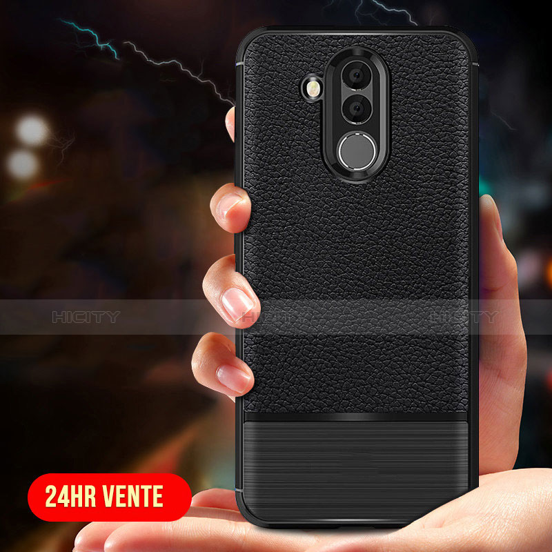 Funda Silicona Goma de Cuero Carcasa para Huawei Mate 20 Lite