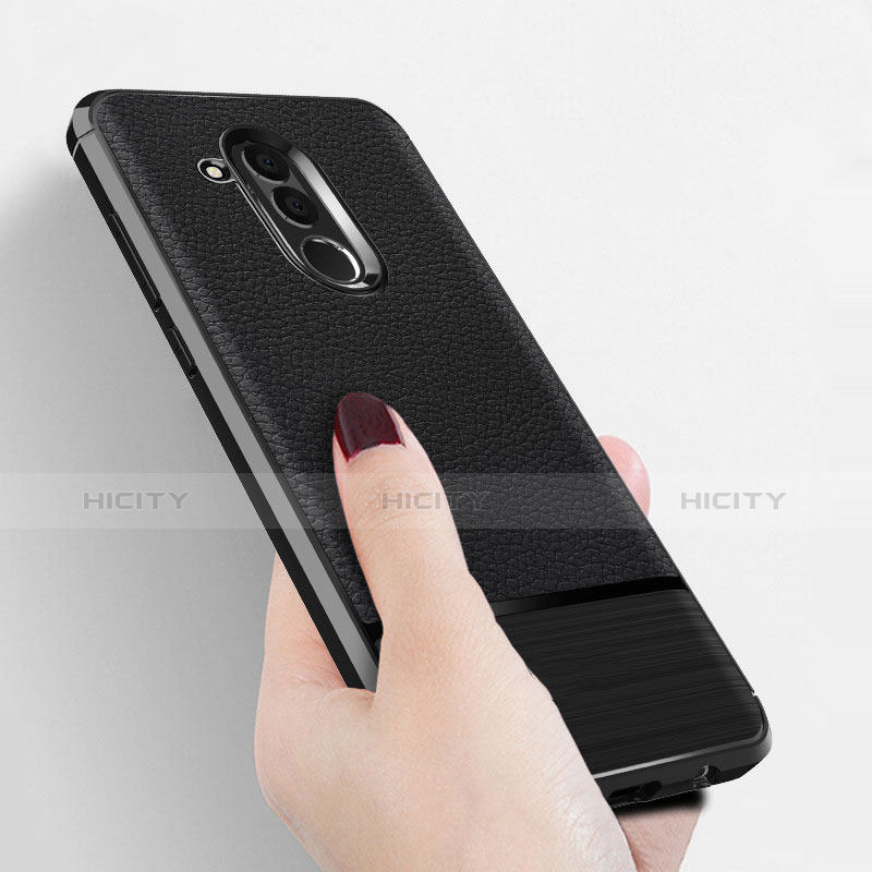 Funda Silicona Goma de Cuero Carcasa para Huawei Mate 20 Lite