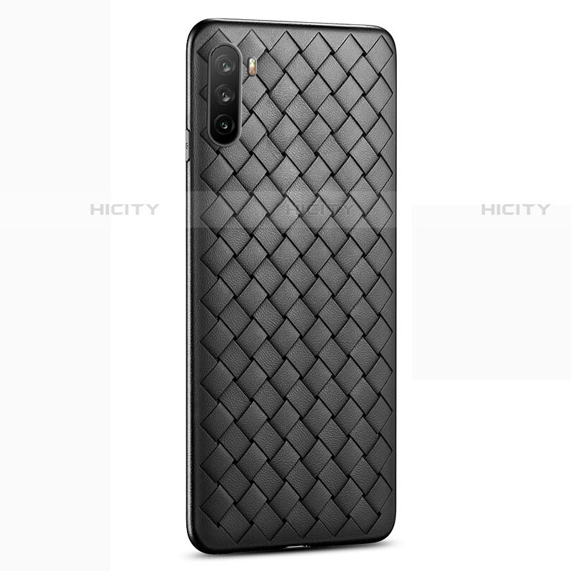 Funda Silicona Goma de Cuero Carcasa para Huawei Mate 40 Lite 5G Negro