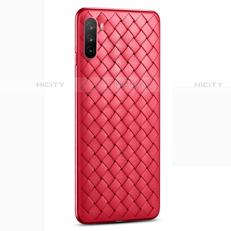 Funda Silicona Goma de Cuero Carcasa para Huawei Mate 40 Lite 5G Rojo
