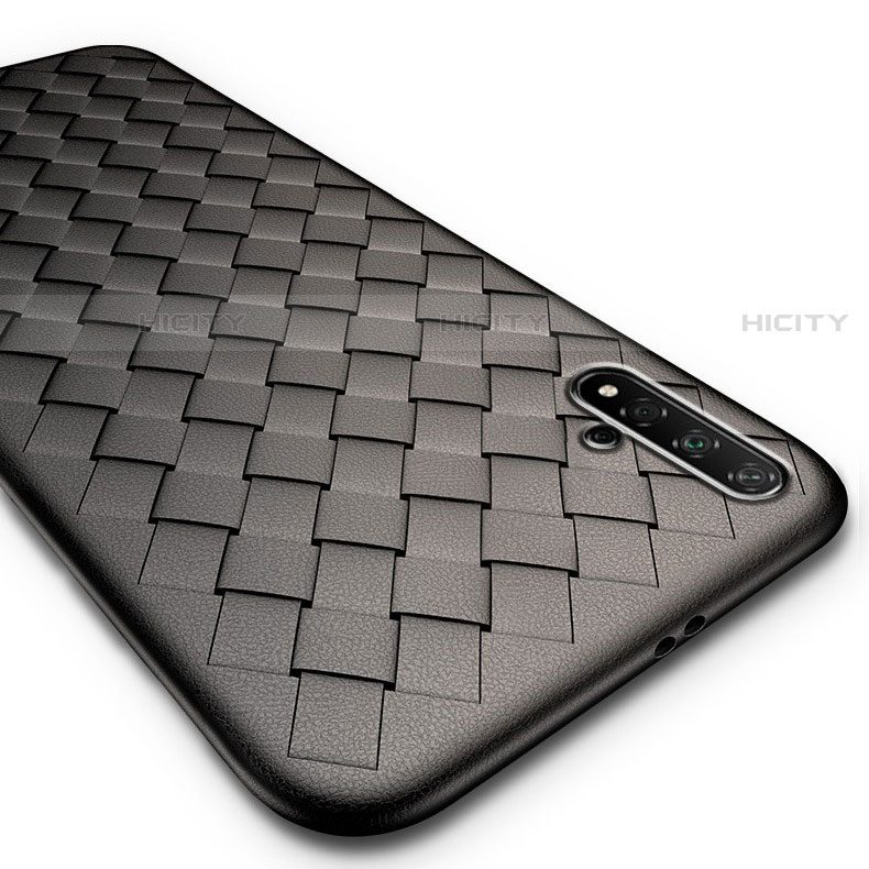 Funda Silicona Goma de Cuero Carcasa para Huawei Nova 5T