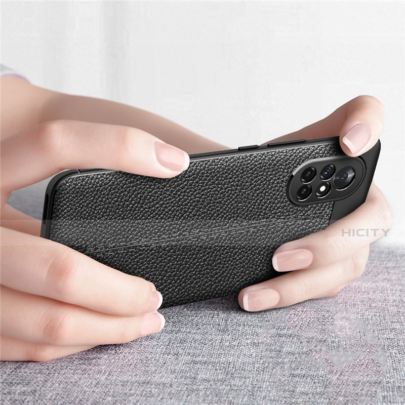 Funda Silicona Goma de Cuero Carcasa para Huawei Nova 8 5G