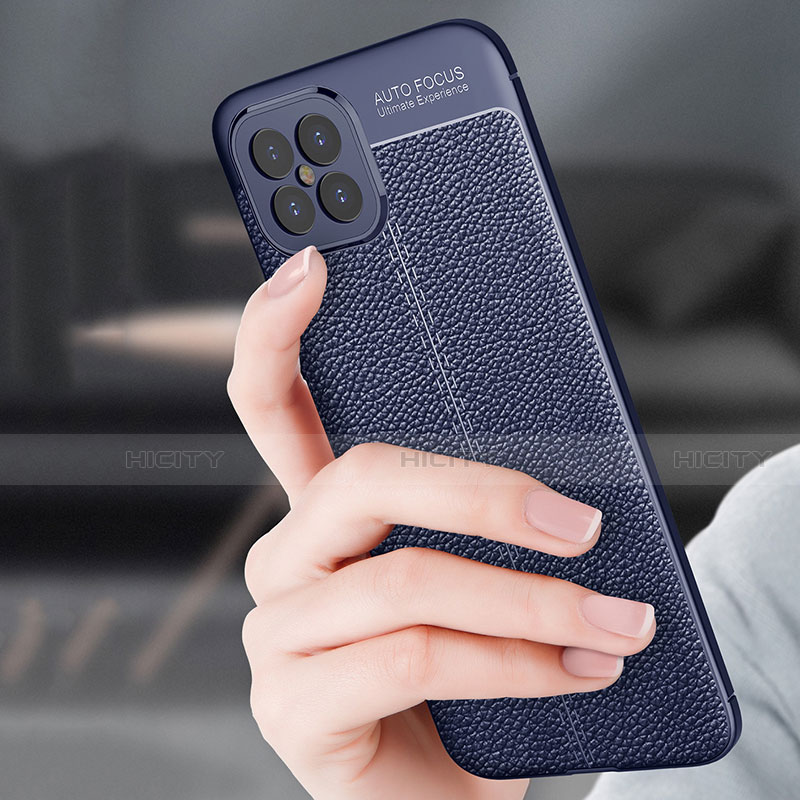 Funda Silicona Goma de Cuero Carcasa para Huawei Nova 8 SE 5G