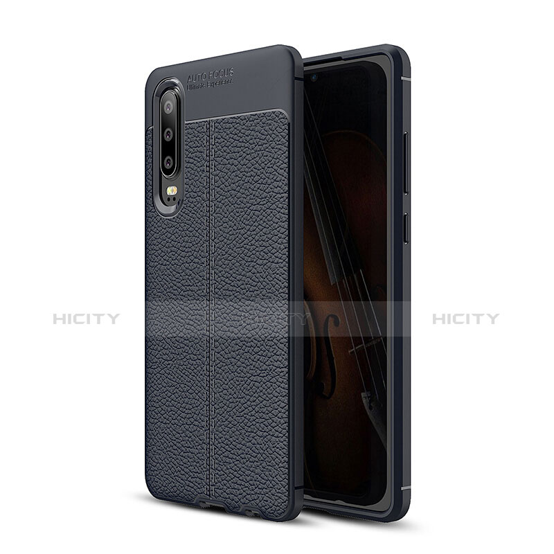 Funda Silicona Goma de Cuero Carcasa para Huawei P30