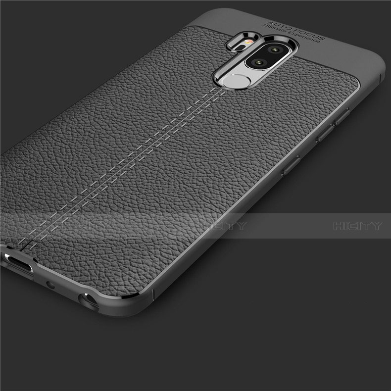 Funda Silicona Goma de Cuero Carcasa para LG G7