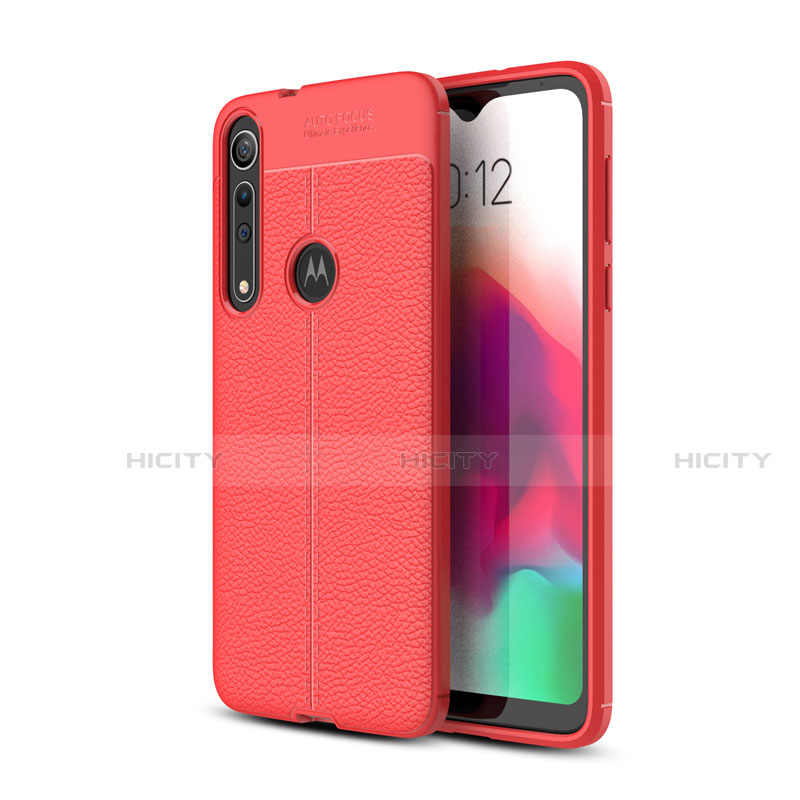 Funda Silicona Goma de Cuero Carcasa para Motorola Moto G8 Play