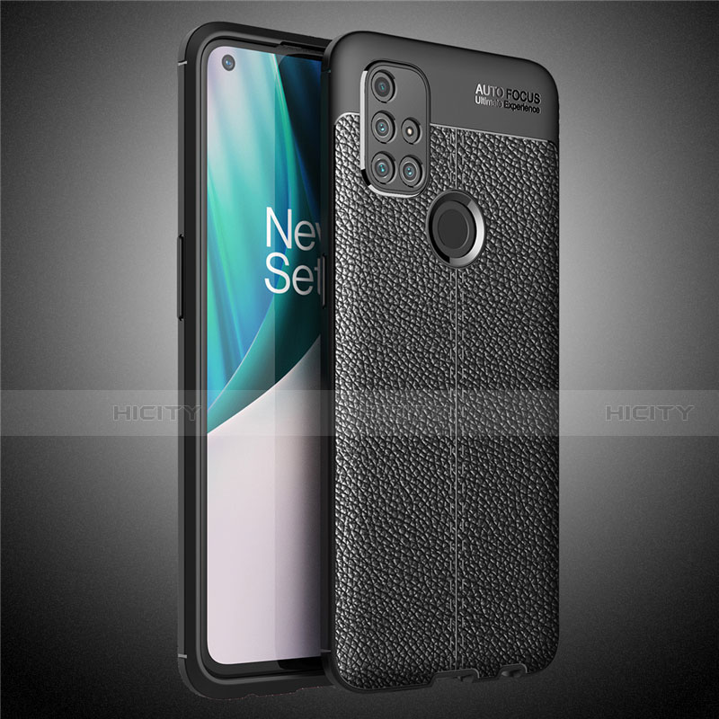 Funda Silicona Goma de Cuero Carcasa para OnePlus Nord N10 5G