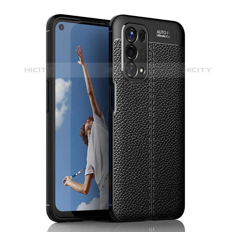 Funda Silicona Goma de Cuero Carcasa para OnePlus Nord N200 5G Negro