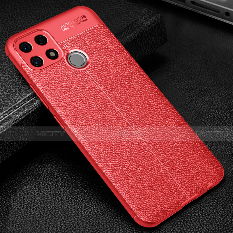 Funda Silicona Goma de Cuero Carcasa para Oppo A15