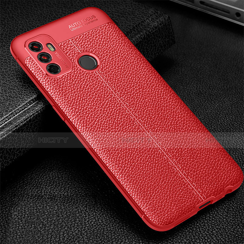 Funda Silicona Goma de Cuero Carcasa para Oppo A53s