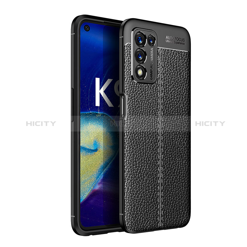 Funda Silicona Goma de Cuero Carcasa para Oppo K9S 5G Negro